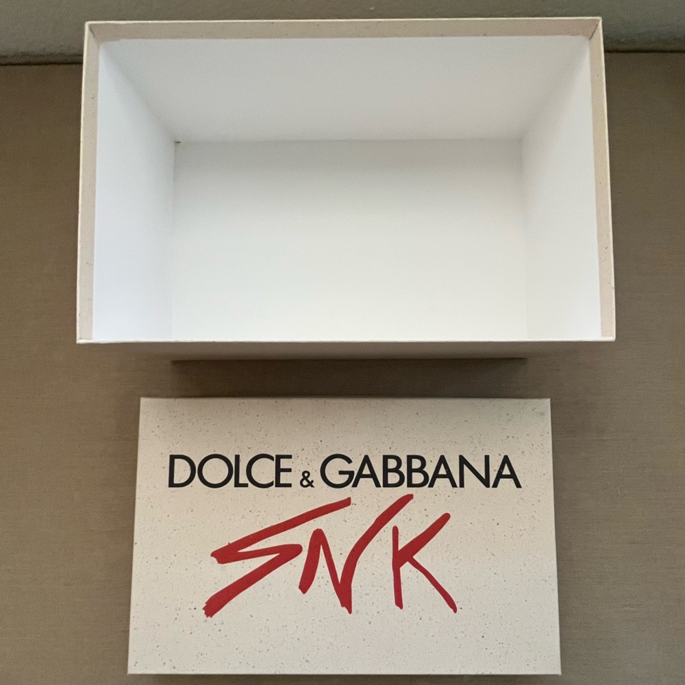 Dolce & Gabbana Beige Box with Red SK Logo